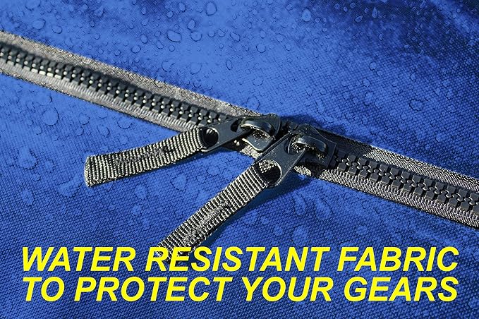 Fitdom 132L 36" Heavy Duty Extra Large Sports Gym Equipment Travel Duffel Bag W/Adjustable Shoulder & Compression Straps. Perfect for Soccer Baseball Basketball Hockey Football Team Coaches & More