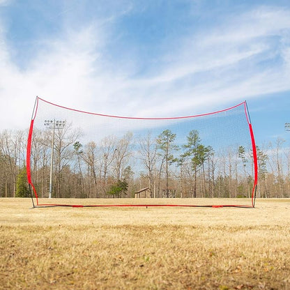 20x10 Foot Lacrosse Backstop, 200 Sq Feet of Protection Perfect for Lacrosse, Soccer, Baseball, Basketball. Hockey, Best Lacrosse Net, Baseball Net, Sports Netting for Backyard