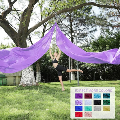 Aerial Silks 11 Yards Aerial Silks For Home Aerial Yoga Swing Aerial Yoga Hammock Swing Aerial Silk For Gymnastics