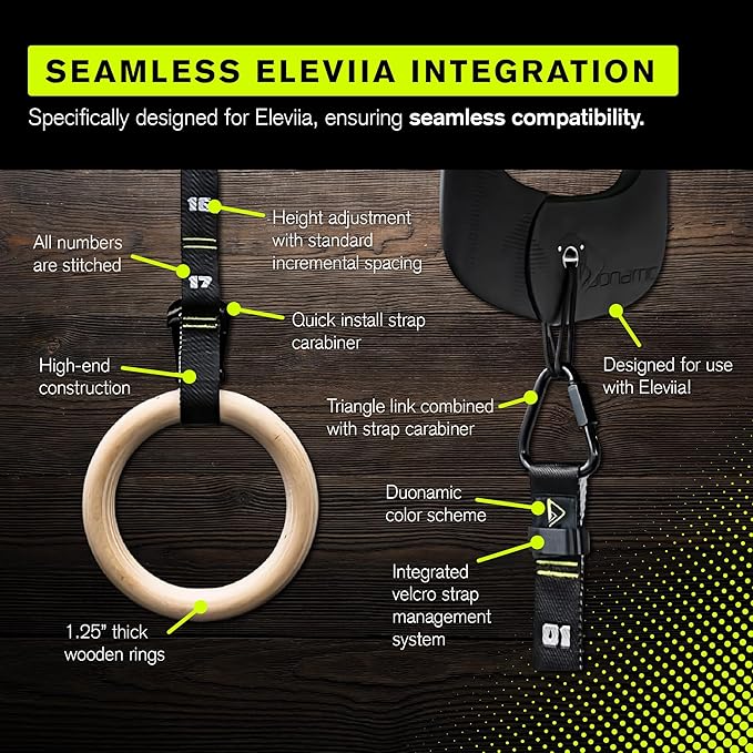 Duonamic Eleviia: Portable Doorway Pull-Up Bar – Lightweight, Travel-Ready, 250 lb Capacity