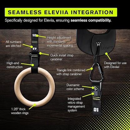 Duonamic Eleviia: Portable Doorway Pull-Up Bar – Lightweight, Travel-Ready, 250 lb Capacity