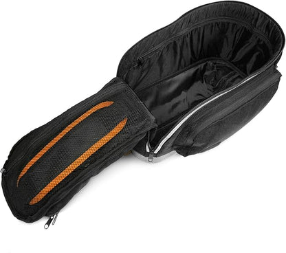 Ibera Bike Bag Commuter 17L - Clip-On Bike Rack Bag with Shoulder Strap - Hard Base, Reflective Trim & Taillight Compatible - Bicycle Bag for Daily Use & Commute - PAKRAK ONLY FOR IBERA RACKS