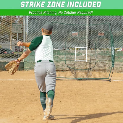 GoSportsGoSports Team Tone 7' x 7' Baseball & Softball Practice Hitting & Pitching Nets in Team Colors