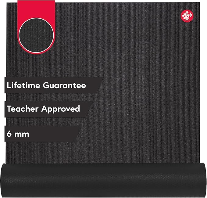 Manduka PRO Yoga Mat - 6mm | Lifetime Durability | Hygienic Construction | Premium Studio Quality | Teacher Approved