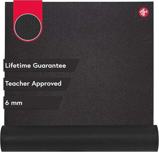 Manduka PRO Yoga Mat - 6mm | Lifetime Durability | Hygienic Construction | Premium Studio Quality | Teacher Approved