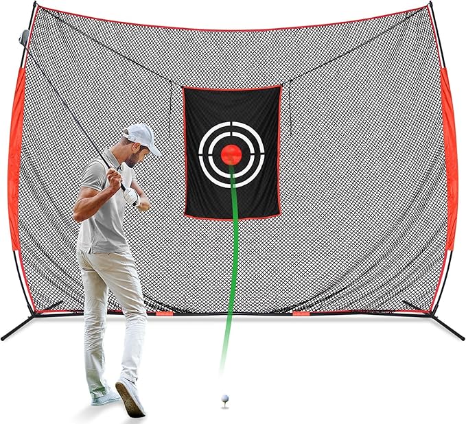 Golf Practice Hitting Nets for Backyard Driving Indoor Use Heavy Duty Practice Golf Driving Pitching Nets for Backyard