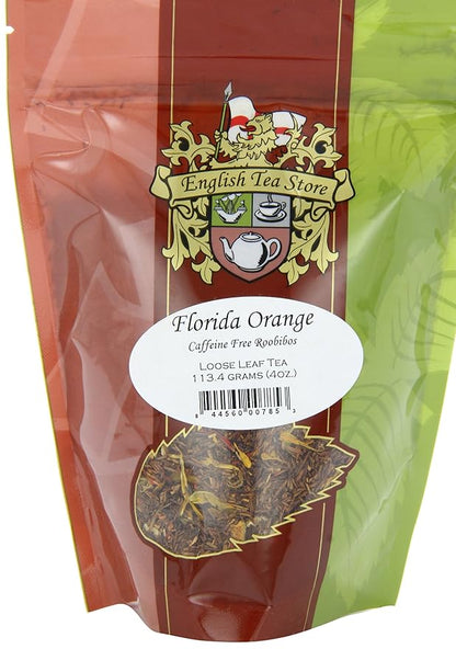 Florida Orange Rooibos Caffeine Free Tea - Loose Leaf - 4oz