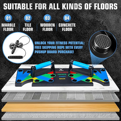 15-in-1 Push Up Board