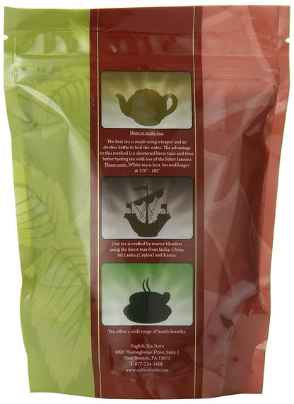 English Tea Store Loose Leaf, Strawberry Tingle Rooibos Tea Pouches, 4 Ounce