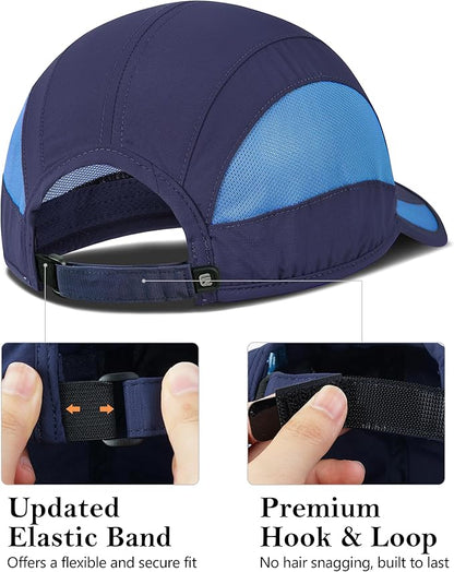 GADIEMKENSD Quick Dry Run Hat Cooling Breathable Mesh