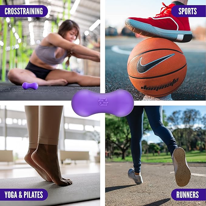 Ground Force Foot Roller – Portable Silicone Foot Massager for Plantar Fasciitis, Heel Spurs, Arch & Heel Pain Relief, Neuropathy & Myofascial Release – Trigger Point & Recovery Tool