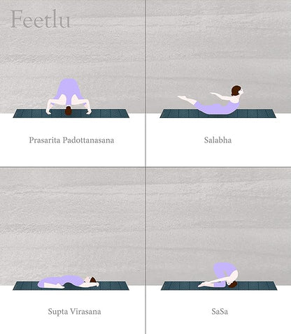 Foldable Yoga Exercise Mat – Lightweight, Anti-Slip, and Easy to Store for Yoga, Pilates, Home Workouts, and Floor Exercises