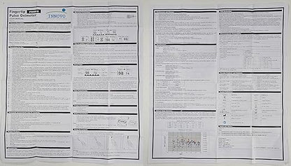 Innovo FSA/HSA Eligible iP900BP-B Fingertip Pulse Oximeter, Blood Oxygen Monitor with Free App, Plethysmograph, and Perfusion Index (with Bluetooth)