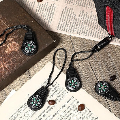 100 Pieces Mini Survival Compass Outdoor Camping Hiking