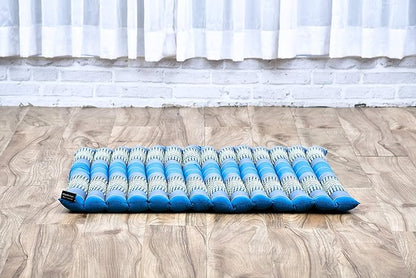 Leewadee Zabuton Seating Cushion – Square Floor Seat for Meditation Exercises, Light Yoga Mat Filled with Kapok