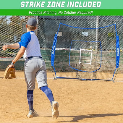 GoSportsGoSports Team Tone 7' x 7' Baseball & Softball Practice Hitting & Pitching Nets in Team Colors