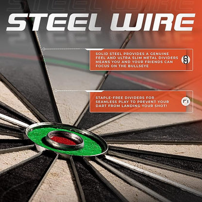 Franklin Sports Professional Dartboard - 18" Regulation Size