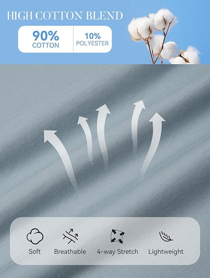 Esabel.C Jacquard Golf Shirts for Men Moisture Wicking Short Sleeve Performance Dry Fit Active Mens Polo Shirts