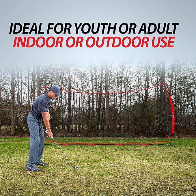 20x10ft Sports Net | 200 SQ feet of Protection | Multi Sport Netting Barrier, Sports Net, Baseball Netting Backstop | Perfect for Golf, Baseball, Basketball, Soccer, Lacrosse, Hockey