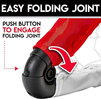 Franklin Sports 36" NHL Hockey Goal with 2 Sticks - Youth Hockey Goal and Stick Set - Official NHL Product