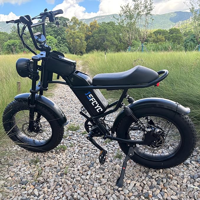 Electric Bikes for Adults,50-120Miles by Pas Ebikes,1000/15000W,720/1440WH E Dirt Bike,Shemano 7-Speed E Bikes,20'*4.0 Fat Tire Ebike,Dual Disc Brake Electric Motorcycle
