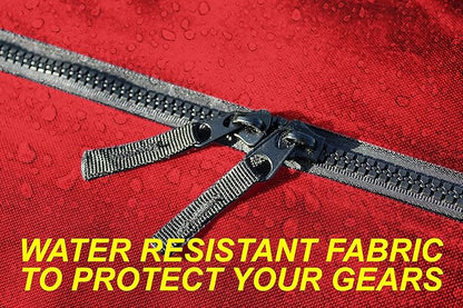 Fitdom 132L 36" Heavy Duty Extra Large Sports Gym Equipment Travel Duffel Bag W/Adjustable Shoulder & Compression Straps. Perfect for Soccer Baseball Basketball Hockey Football Team Coaches & More