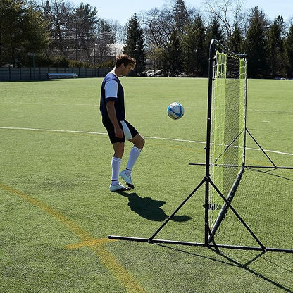Franklin Sports Soccer Rebounder - Tournament Steel Rebounding Net - Perfect for Backyard Practice and Training - 12' x 6' & 6' x 4'