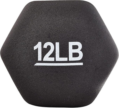 Amazon Basics Neoprene Dumbbell Hand Weights for Exercise and Muscle Toning
