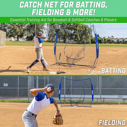 GoSportsGoSports Team Tone 7' x 7' Baseball & Softball Practice Hitting & Pitching Nets in Team Colors